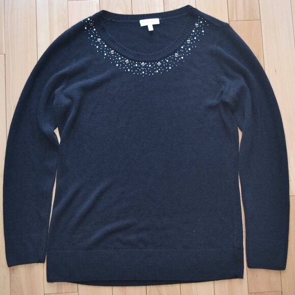 Fashion Bug Sweaters - Fashion Bug Sweater Black Size XL (Women's) Jewels on Top Soft Material